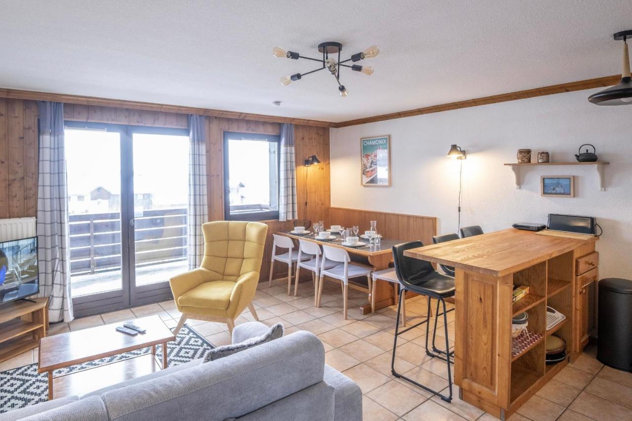 Appartement Les Lutins - Incredible View Of Mont Blanc Chamonix Bagian luar foto